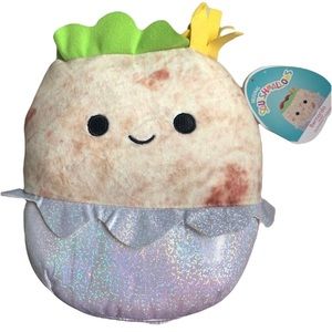 Squishmallow Bernardo Burrito Food Squad 8" Plush Stuffed Animal Toy Gift NWT